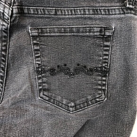 Lee Riders Women's Jeans Size 8 Petite Black Denim Mid Rise Bootcut Casual - Picture 8 of 10